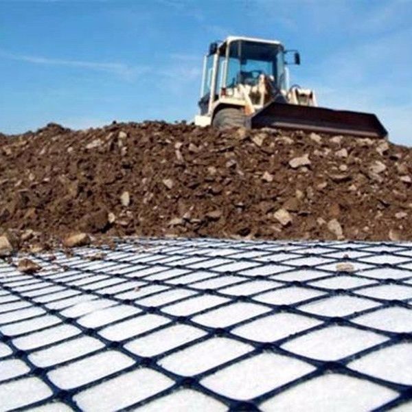 Hohe Zugfestigkeit Biaxial Plastiknetz 30kN/m Schwarzes PP/PET Geogrid zur Bodenverstärkung und Straßenbasisstabilisierung