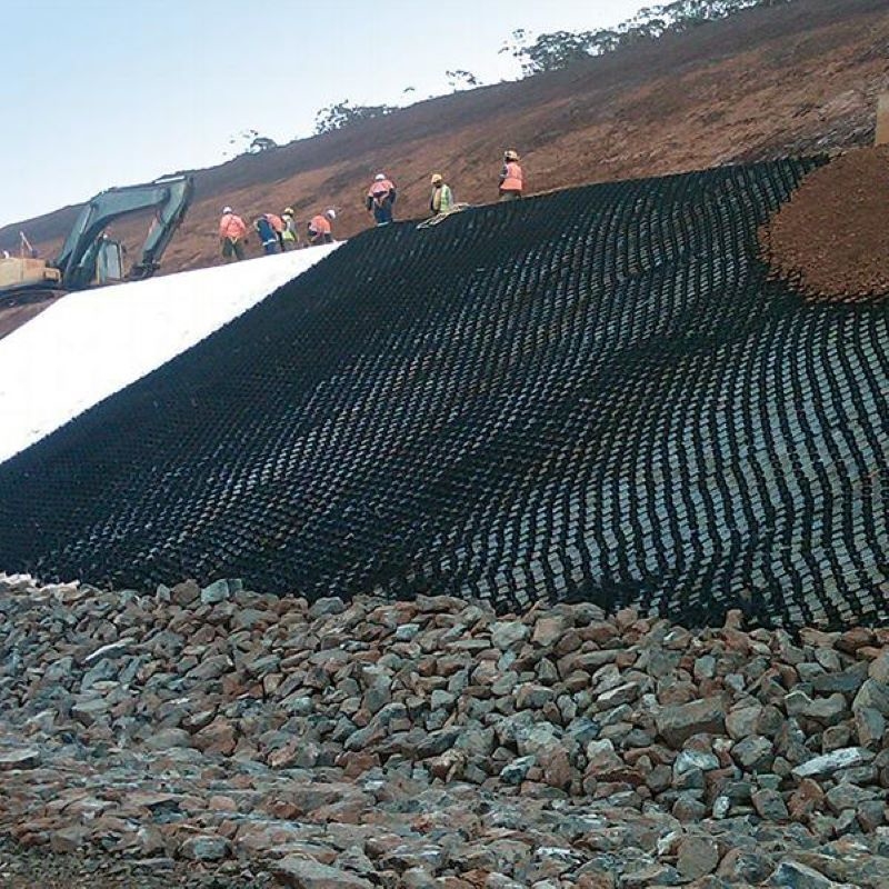 50MM 100mm 150mm HDPE Geozelle zur Erosionskontrolle für Einfahrten, Kiesstabilisierung, Gartenentwässerungsplatte, Straßenunterbau, Böschungsschutz