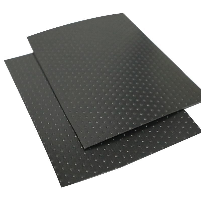 Wasserdichtung Hochdichte Schwarze Hitzebeständige HDPE-Teichfolie Geomembran Teichfolie für das Dach Fische Teichfolie Deponien Bergbau