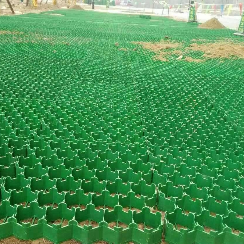 Hochleistungs-HDPE-Grasgitter zur versickerungsfähigen Bodenbefestigung, für Einfahrten, Parkplätze, Landschaftsbau und Rasenstabilisierung