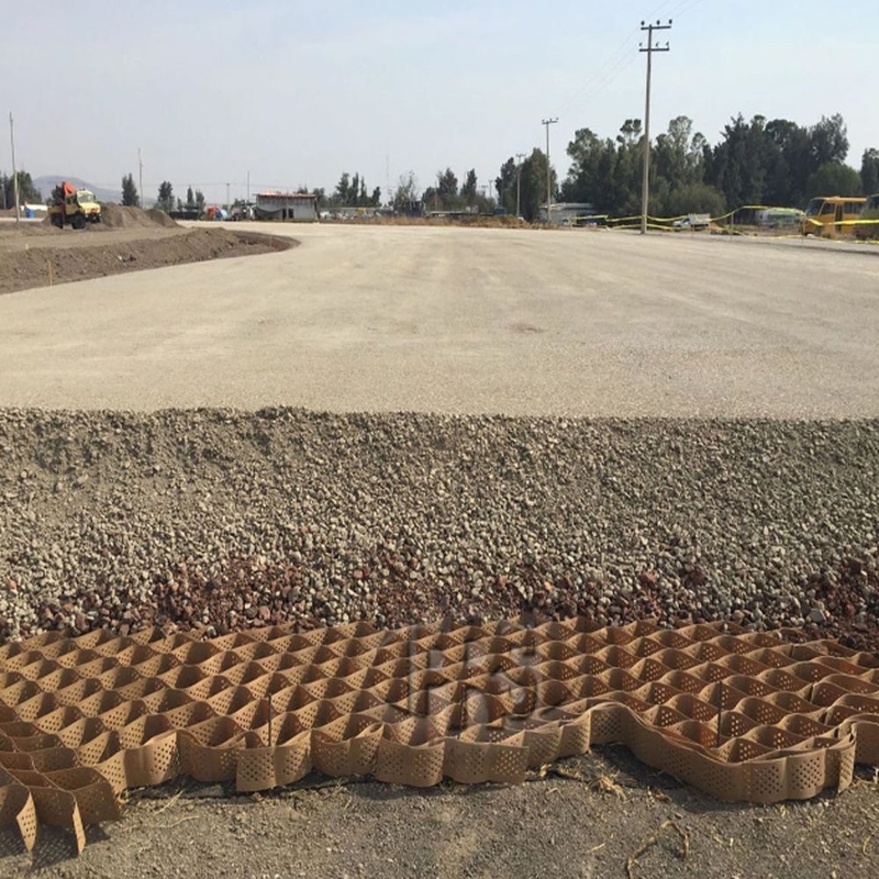 Langlebige HDPE-Geozellen Glatte Oberfläche HDPE-Geozelle für Auffahrten Erosionskontrolle für Hänge Stützwand