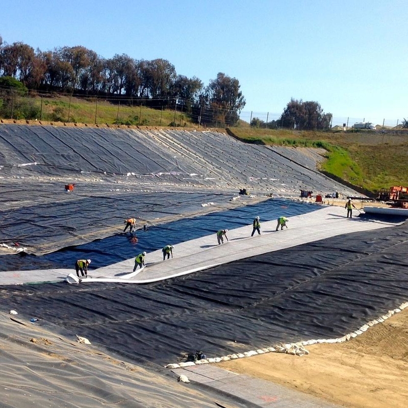 Outdoor-Polyethylen-Fischfarm-Geomembran-Teichfolie HDPE-Abdichtungsfolie Große Teichfolie Wasserdichte Geomembran-Teichfolie