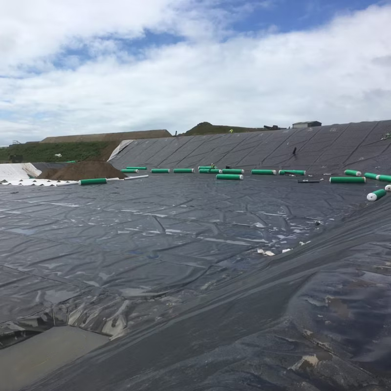 Fabrikpreis 100% reines hochdichtes Polyethylen Anti-Versickerung wasserdichte glatte strukturierte HDPE-Geomembran Teichfolie für Deponie Bergbau Damm Wasser See Teichauskleidung