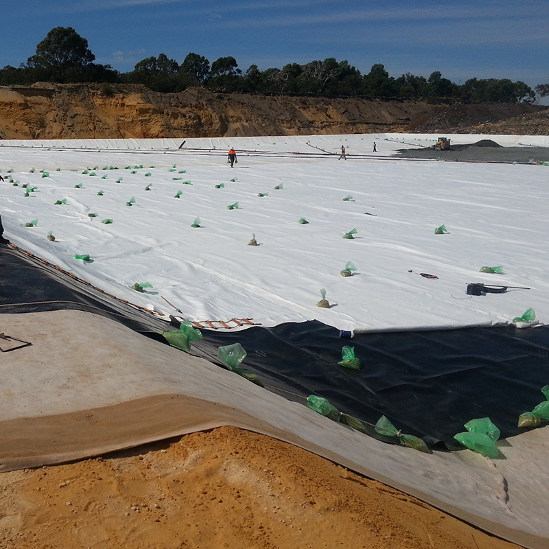 Fabrikpreis 100% reines hochdichtes Polyethylen Anti-Versickerung wasserdichte glatte strukturierte HDPE-Geomembran Teichfolie für Deponie Bergbau Damm Wasser See Teichauskleidung
