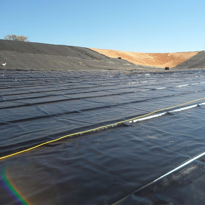 Fabrikpreis 100% reines hochdichtes Polyethylen Anti-Versickerung wasserdichte glatte strukturierte HDPE-Geomembran Teichfolie für Deponie Bergbau Damm Wasser See Teichauskleidung
