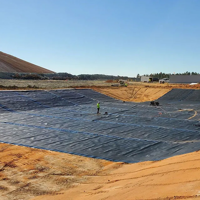 Fabrikpreis 100% reines hochdichtes Polyethylen Anti-Versickerung wasserdichte glatte strukturierte HDPE-Geomembran Teichfolie für Deponie Bergbau Damm Wasser See Teichauskleidung