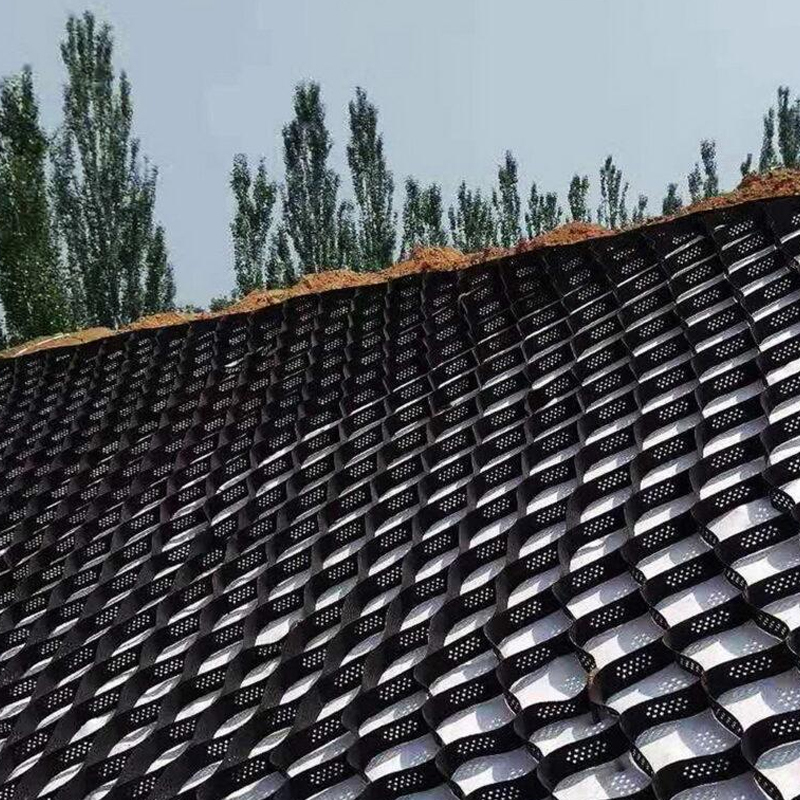 Kunststoff ASTM Standard Straßengitter Kies Honigsack HDPE Geocell zum Halten der Wand Verstärkung Hangschutz Auffahrt Geocell Erosionskontrolle