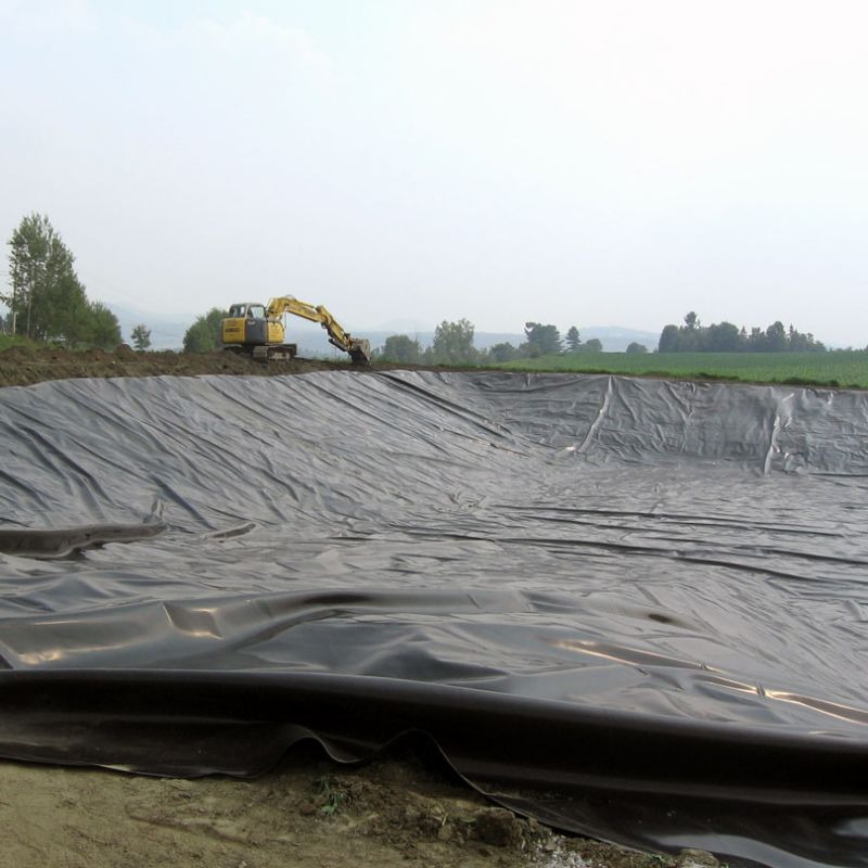Hard Black Liner Hdpe Wasserdichtes Teich Liner Geomembran Polyethylen Fabrikpreis zum Verkauf