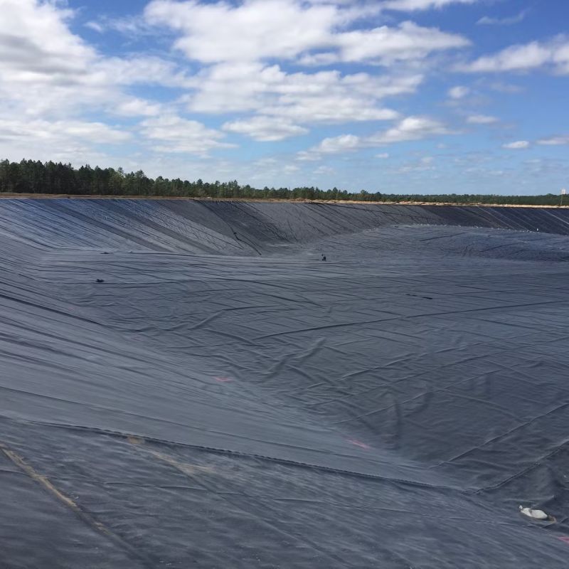 Hard Black Liner Hdpe Wasserdichtes Teich Liner Geomembran Polyethylen Fabrikpreis zum Verkauf