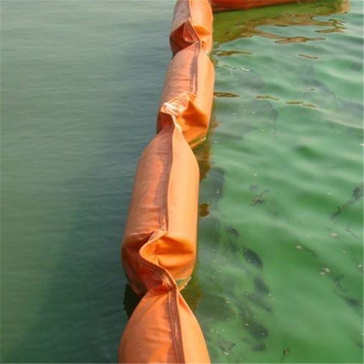 Pvc-Floating Silt Curtain Aufblasbare Schaumstoff gefüllte Ölbehälter Boom Floating Silt Curtain Verschmutzungskontrolle Bildschirme Trübungsgrenzen Müll Schwimmbad