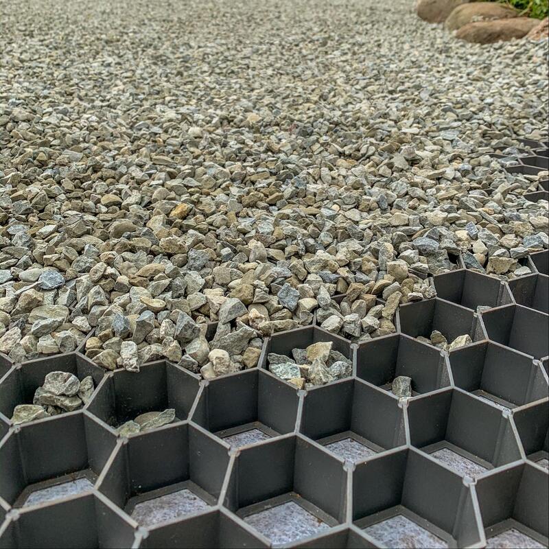 HDPE-Grasgitter aus Kunststoff für Rasen, Gehwege, Parkplätze, Abfälle, Erosionsbekämpfung, Bodenstabilisierung, Kiessteinpflaster und Landschaftsgestaltung